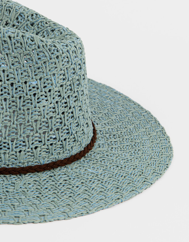Sombreros Sombrero Raffia Riviera - Azul Celeste