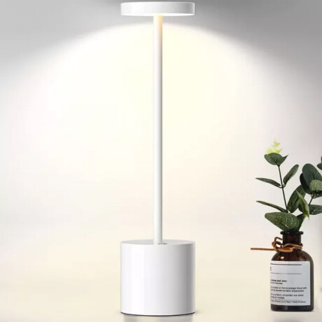 Lámpara Luminaria Portátil Recargable Inalámbrica Blanco