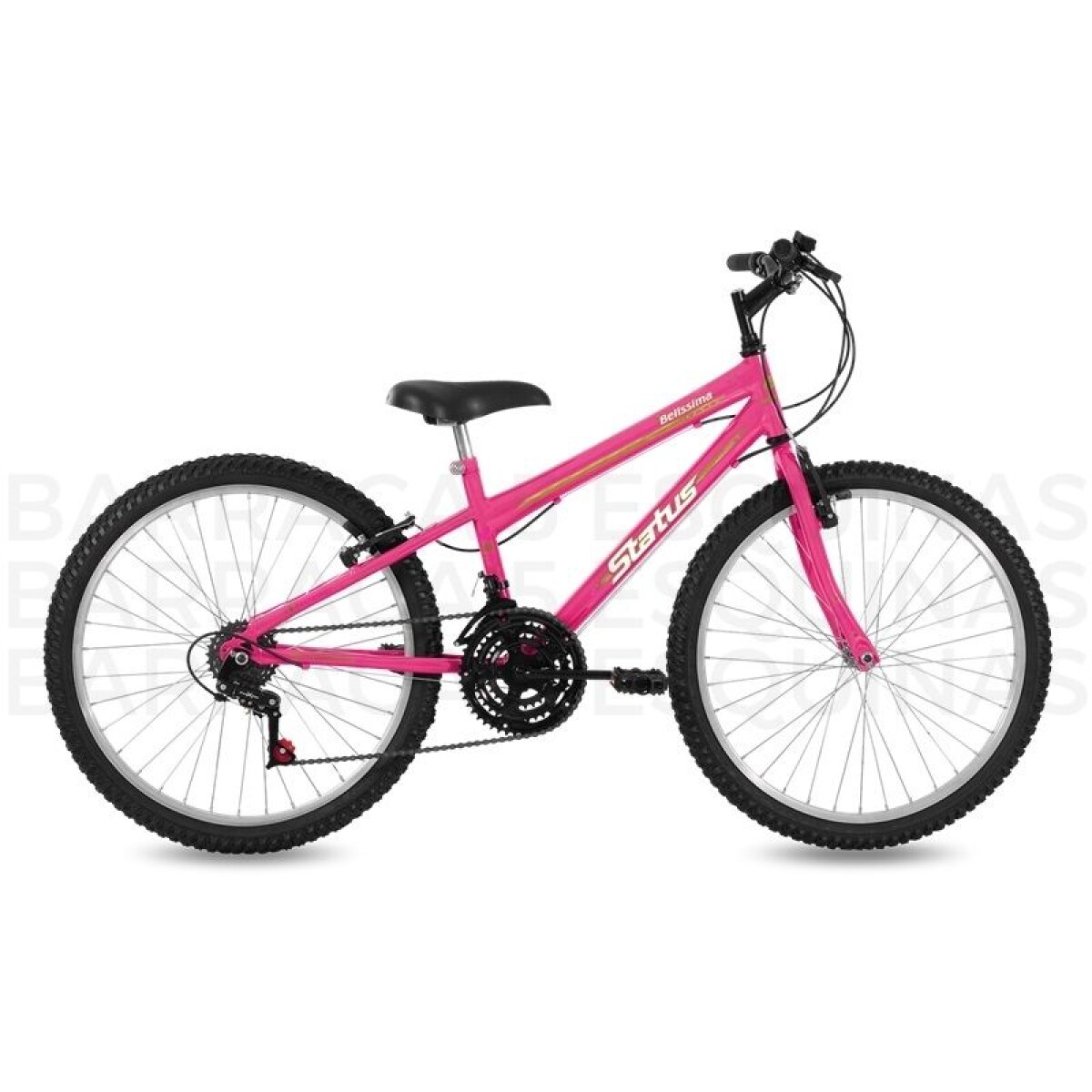 BICICLETA MTB STATUS R. 24 - ROSA BARBIE 