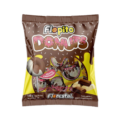 Chupetín FLORESTAL Donuts Choco-Crema 50 Pcs 10Grs (550Grs) Chupetín FLORESTAL Donuts Choco-Crema 50 Pcs 10Grs (550Grs)