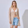 Cardigan Calado BEIGE