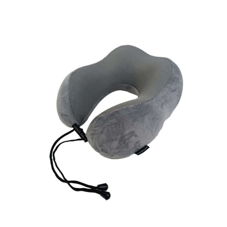 Almohada de viaje con memoria y funda Gris