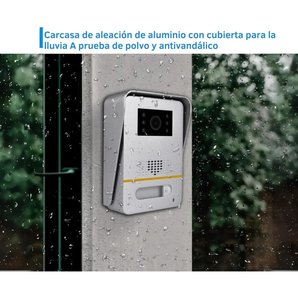 Video portero intercomunicador con pantalla LCD de 7" Video portero intercomunicador con pantalla LCD de 7"
