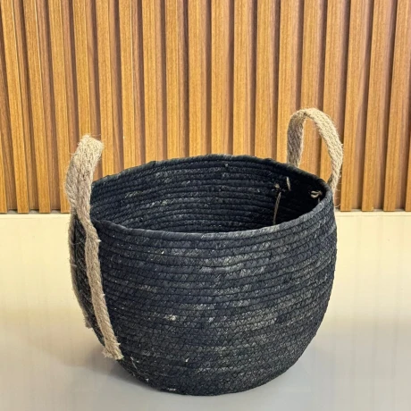 Canasto Cesto Yute Natural Alto 28cm x Ø 22cm Canasto Cesto Yute Natural Alto 28cm x Ø 22cm