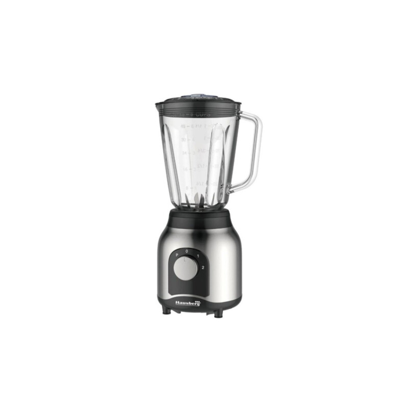 Licuadora Con Jarra De Vidrio 1.5 Lts. 400W + Molinillo Hausberg HB-7762 Licuadora Con Jarra De Vidrio 1.5 Lts. 400W + Molinillo Hausberg HB-7762