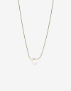 Cadena Corta con Dije Perlas Cadena Corta Con Dije C, Acero - Dorado