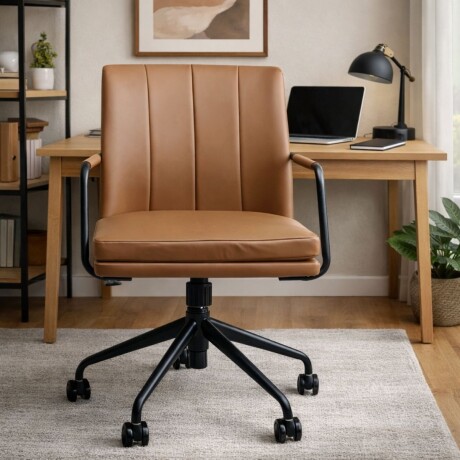 SILLA DE ESCRITORIO CHARLES Cognac