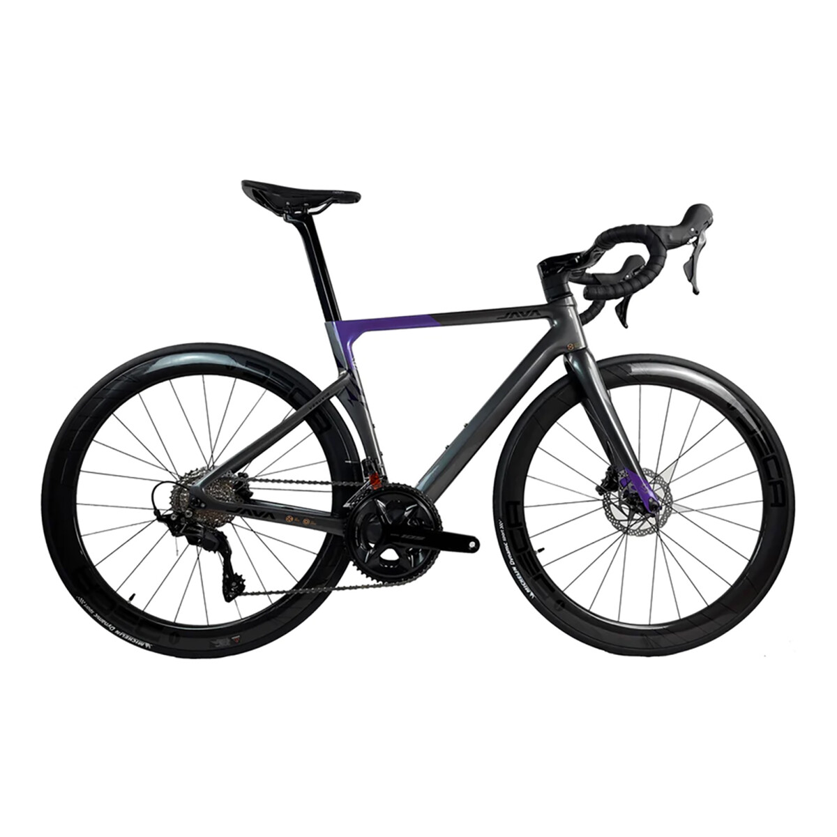 Java - Bicicleta de Ruta VESUVIO R7170 - 24 Velocidades, Talle S. Color Púrpura. - PURPURA 