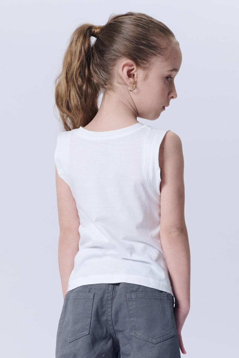 Musculosa básica Good Energy Blanca