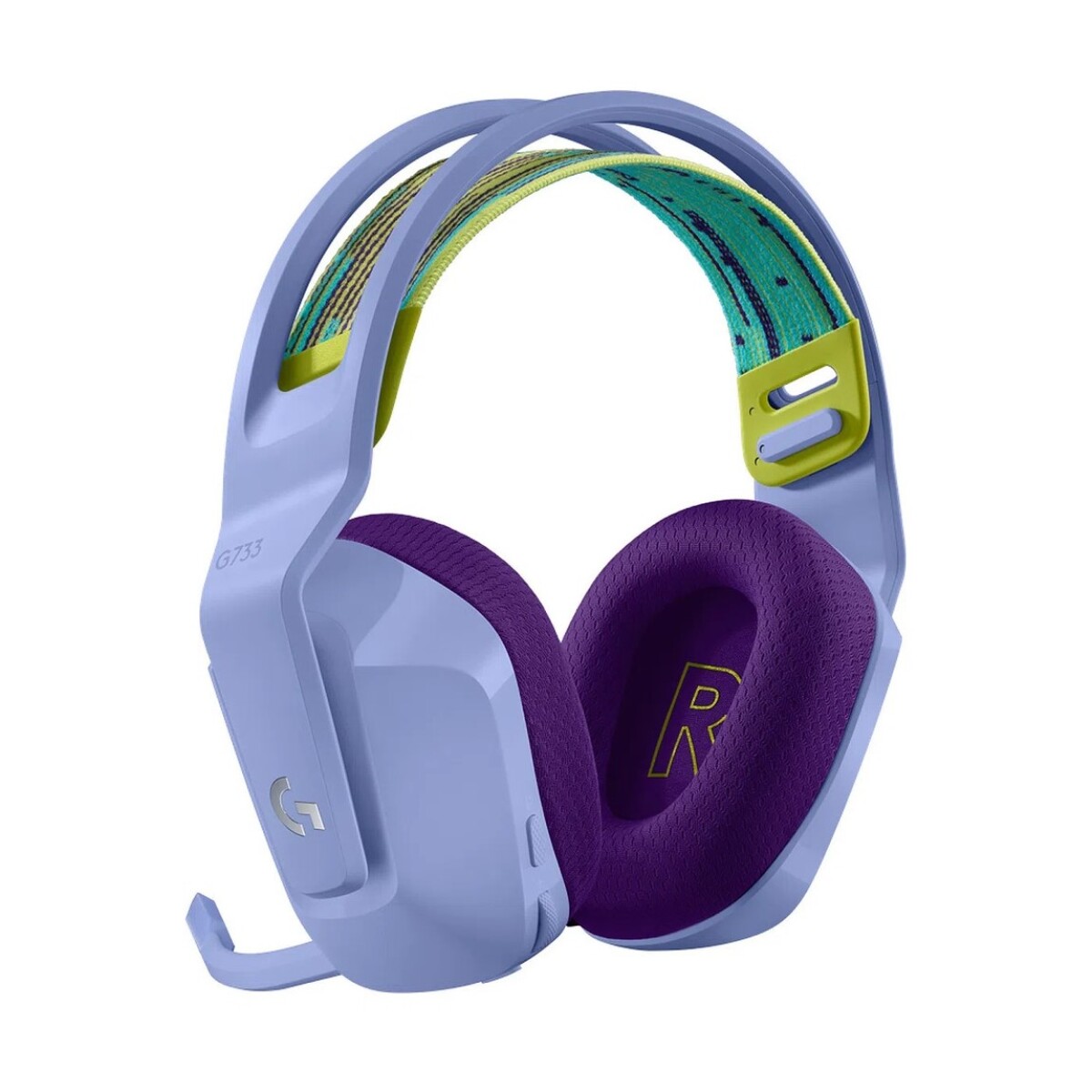 Auriculares logitech g733 gaming headset inalámbricos rgb Lila