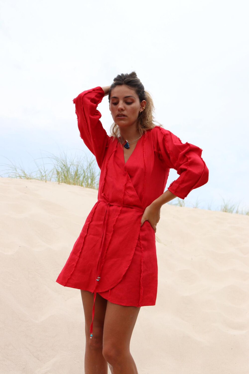 Sarong dress Rojo