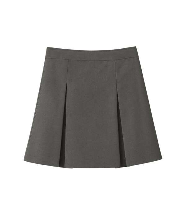 Falda formal Gris