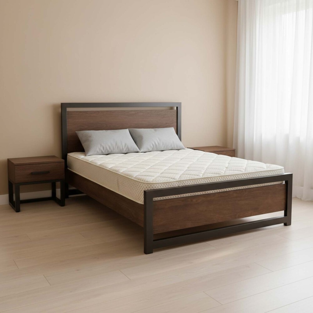 COLCHÓN 2 PLAZAS LATEX BLANCO LÁTEX