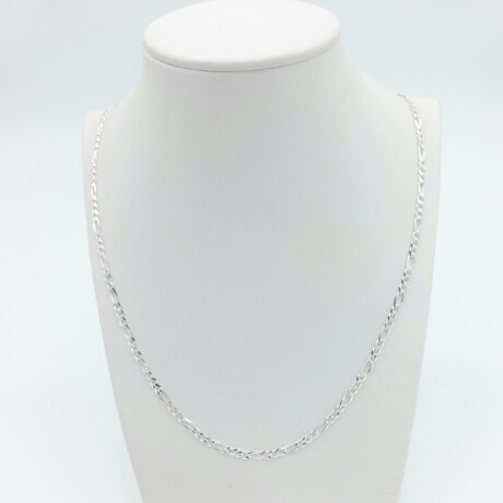 Gargantilla de Plata 925 Figaro Largo 45 cm x 2.66 mm
