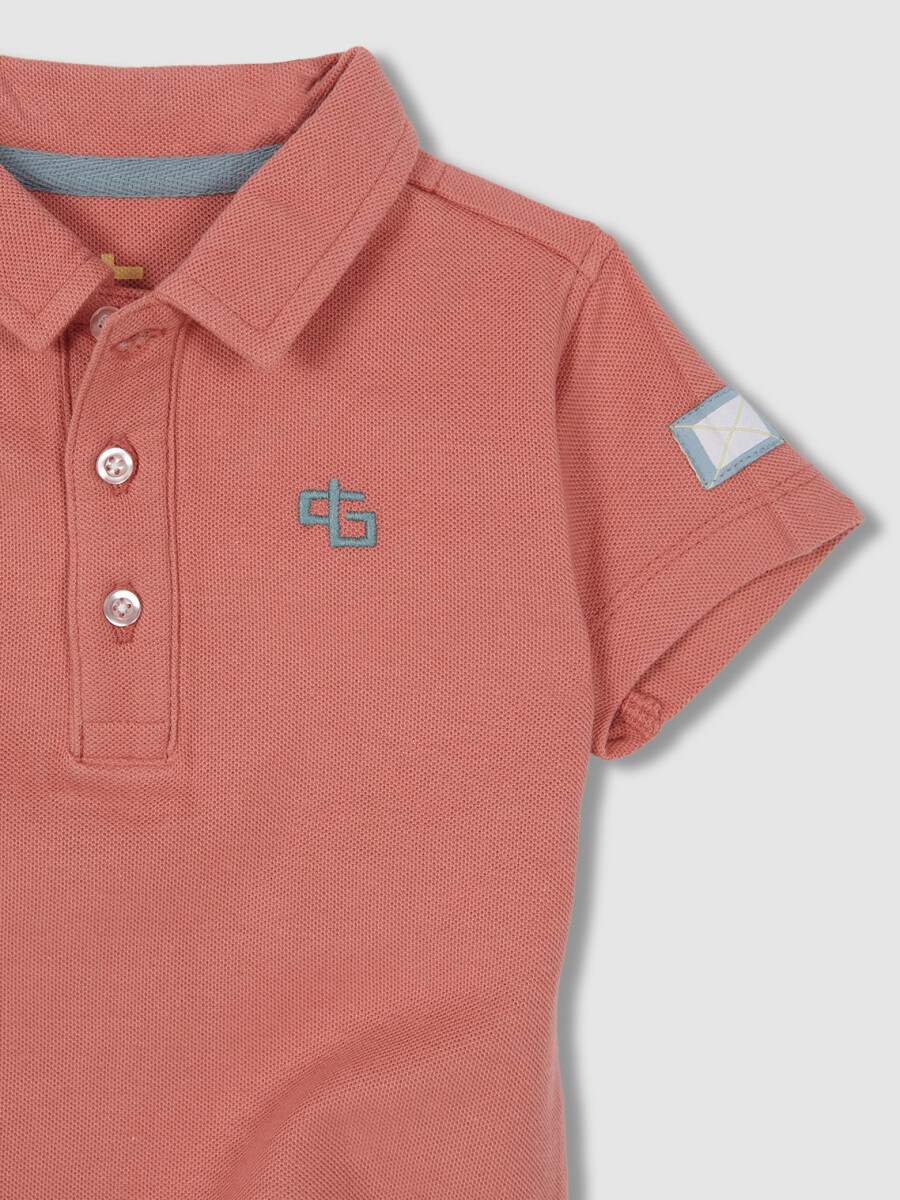 Polo Logo Coral