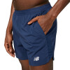 Short New Balance Accelerate 5 Inch Azul