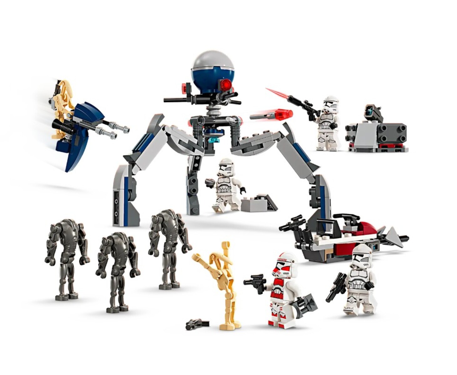 Lego Star Wars Soldado Clon Y Droide De Combate 