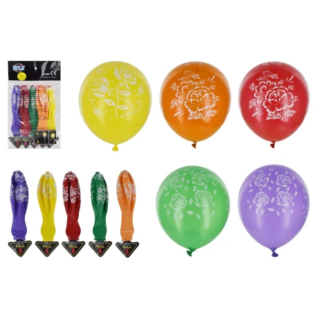Globos con luz led 5 unidades Globos con luz led 5 unidades
