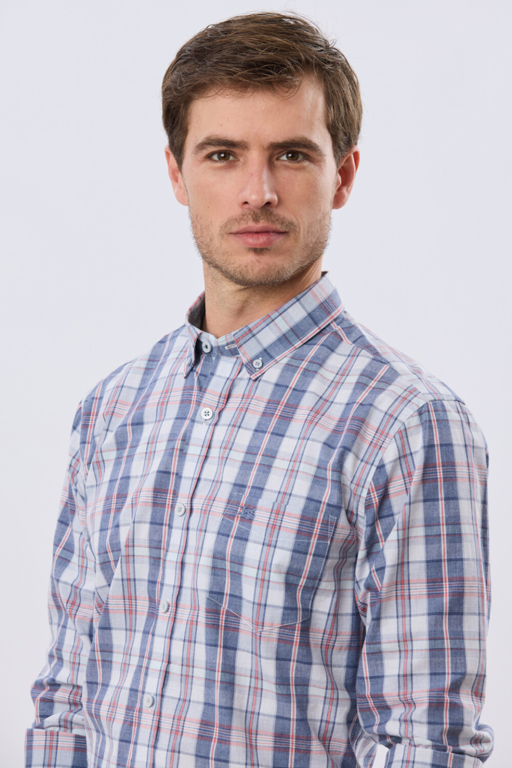 CAMISA CUADROS Rojo
