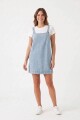 Vestido denim corto JEAN CLARO