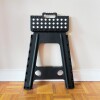 DTY260303L Banqueta Banco Plegable Escalera Plastico Reforzado 45 Cm Negro