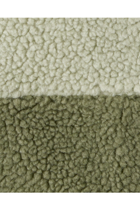 Chaleco de sherpa, verde Sin color