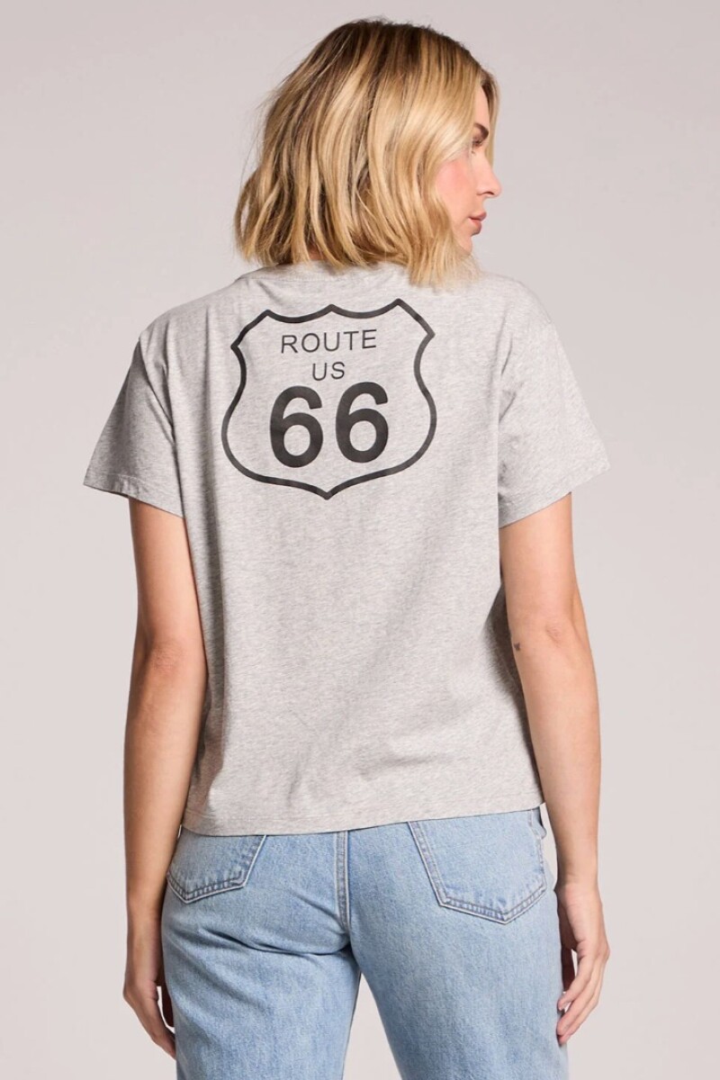 REMERA DE MANGA CORTA WILLIE N Gris