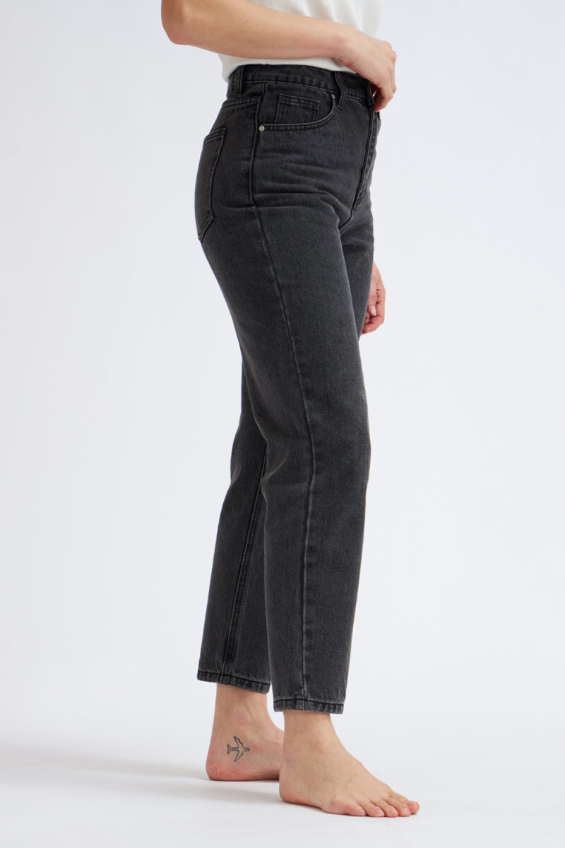 Pantalón de jean mom fit Negro