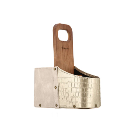 Matera Madera Combinada Croco Dorado