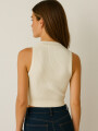 Tops Plisure Marfil / Off White
