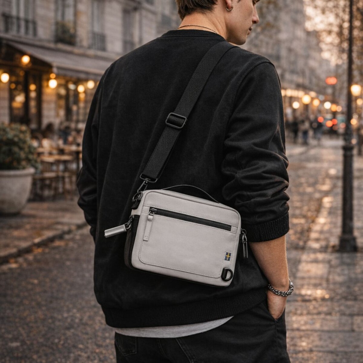 CARTERA DASH BOX GRIS GASTON LUGA 