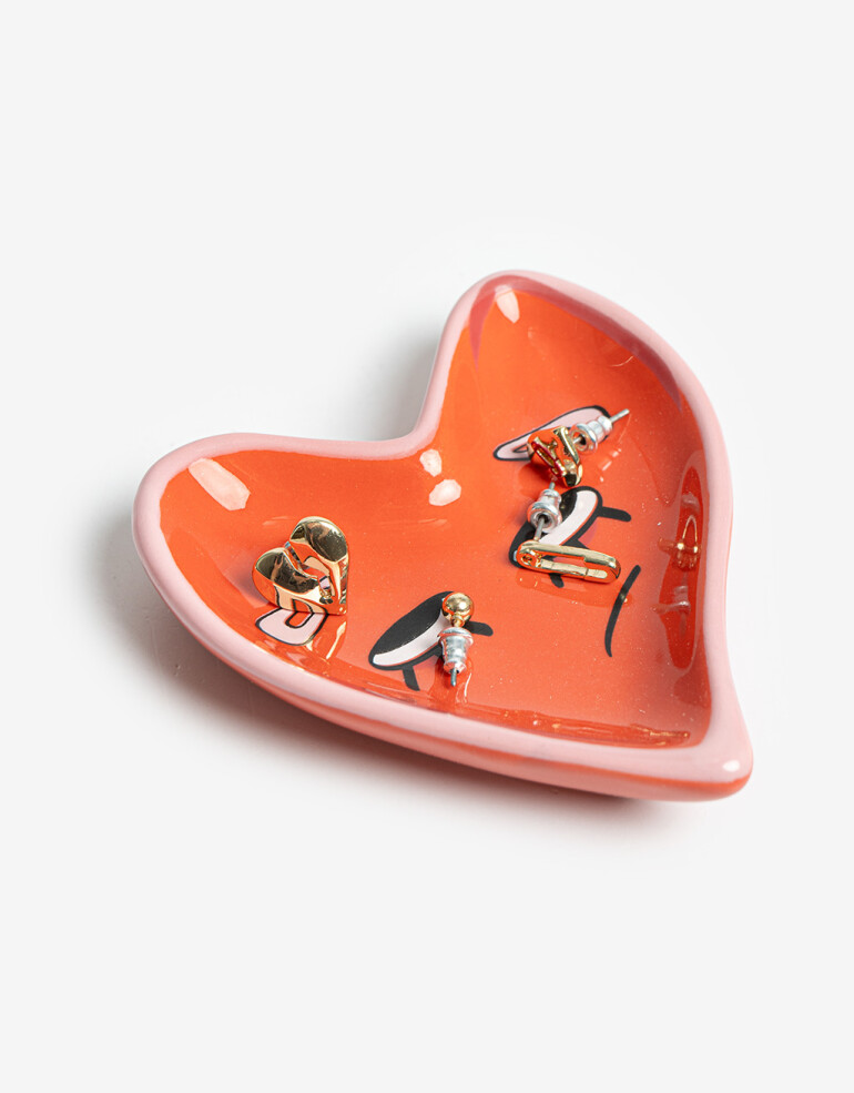 Rega Varios Platito Bijoutero Broken Hearts - Combinacion Tricolor