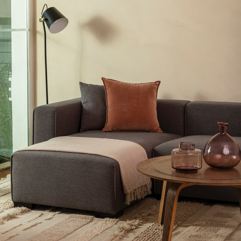 Sofá Nashville Gris - Chaise derecho