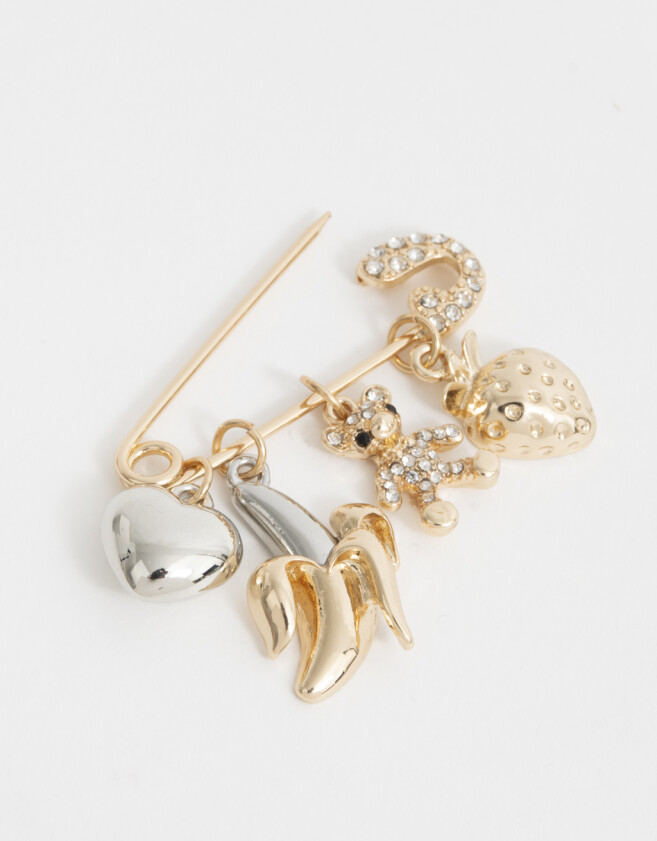 Prendedor Con strass Prendedor Con Strass - Combinacion Bicolor