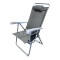Silla Playera Aluminio Gris