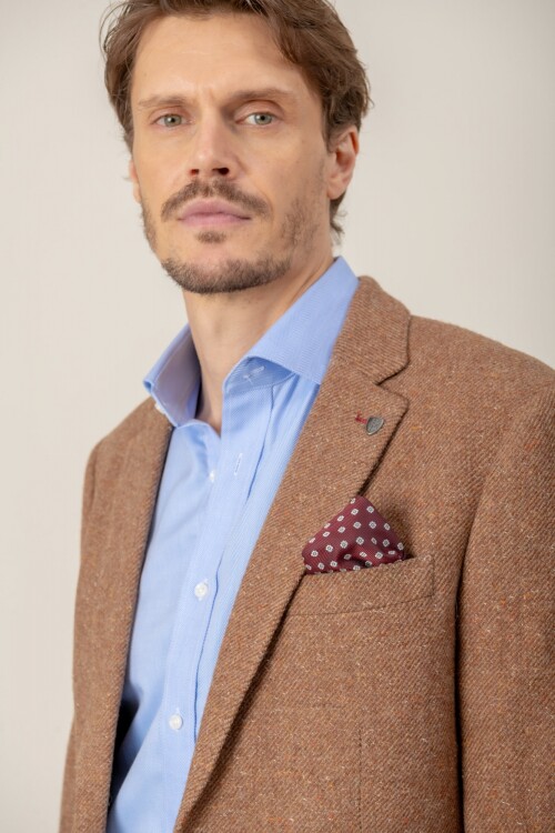 Saco Luxury Wool Tabaco