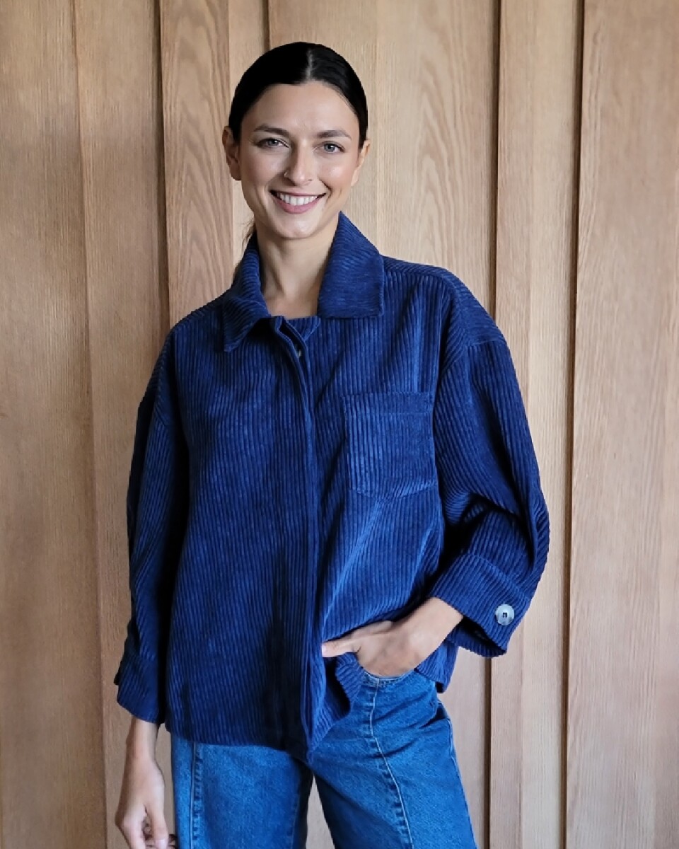 Sobrecamisa Renata - Pana Azul 