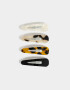Hebillas Tic Tac Carey Set De Hebillas Tic Tac - Combinacion Multicolor