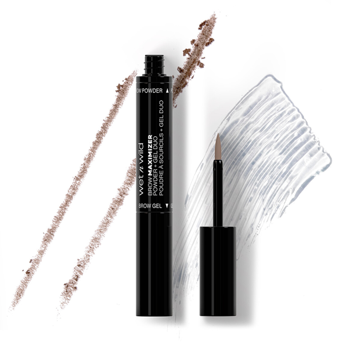 Tinta para cejas con aplicador doble Wet n Wild - Marrón medium 