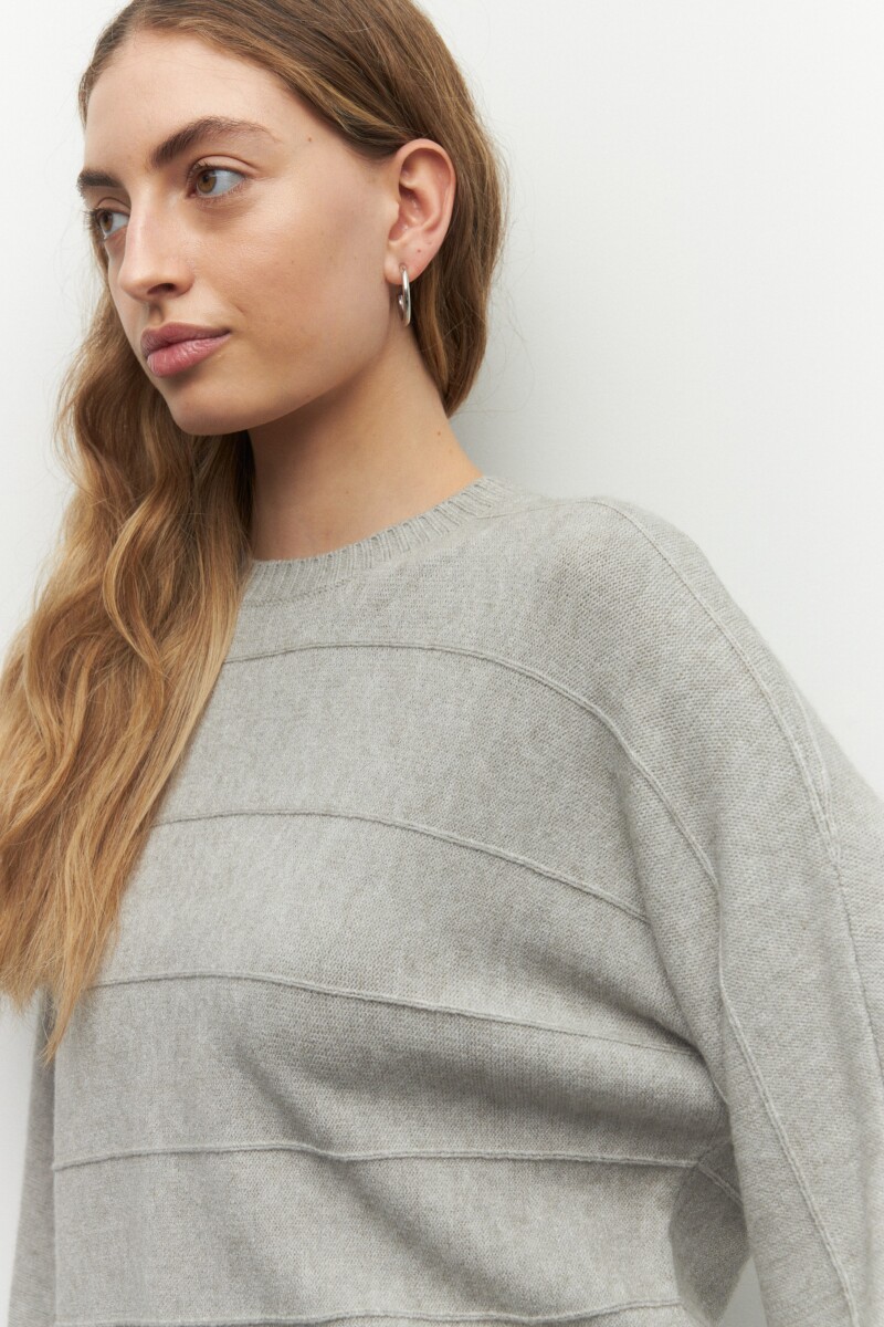 SWEATER SUREÑO - Gris Melange 