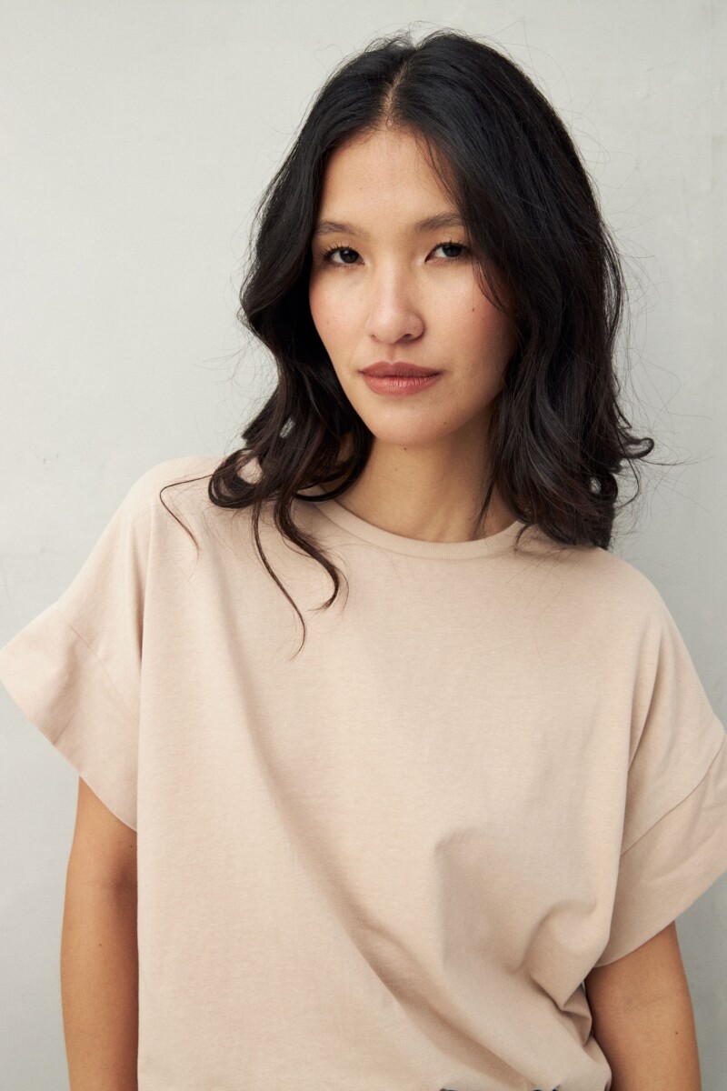 REMERA EXTAL Beige