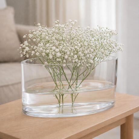 Florero Oval de Vidrio Florero Oval de Vidrio