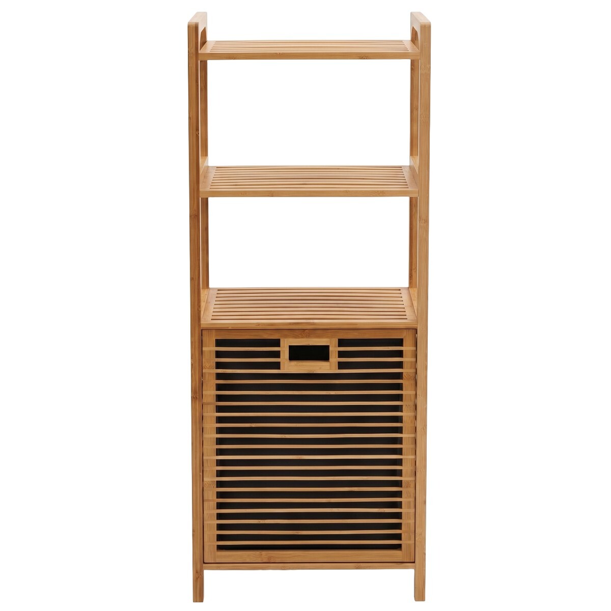 ESTANTE ORG BEIGE C/CESTA GRIS 3 NIV 