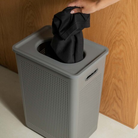 CESTO ROPA PLASTICO GRIS CFW2100