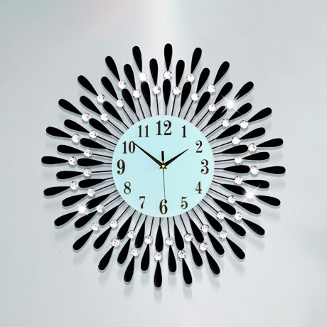 Reloj De Pared Pétalos Negros Reloj De Pared Pétalos Negros