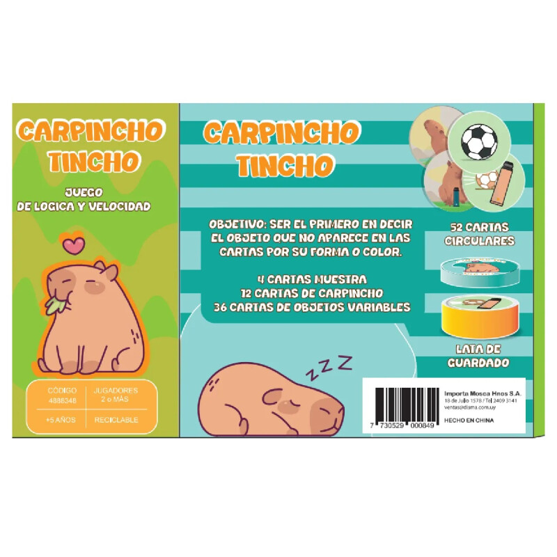 Juego De Memoria Carpincho Tincho Juego De Memoria Carpincho Tincho