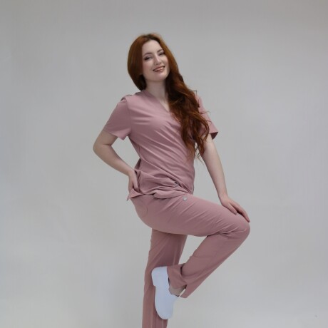 Set Médico Elastizado dama ARGON Rosa
