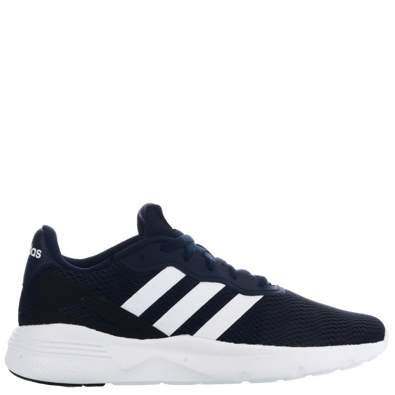 Championes de Hombre Adidas Nebzed Cloudfoam Azul Marino - Blanco - Negro