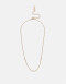 Bijouterie Set Strass Set De Collar Y Aros Pasantes - Dorado