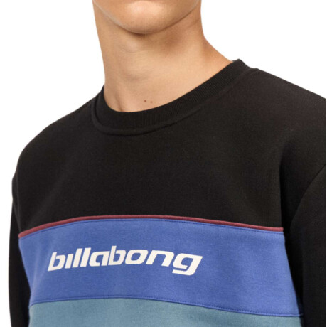 Buzo Billabong Grid Crew Niño Negro